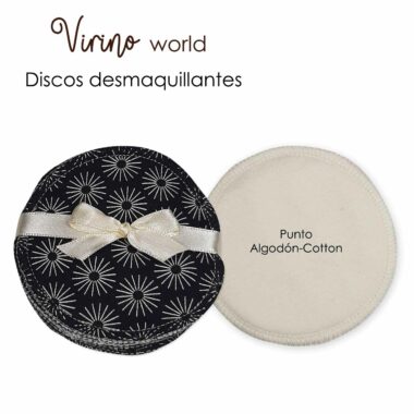 Discos demaquillantes Virino world algodon Punto Vintage